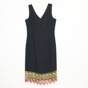 Jeffrey & Dara Tom Barra Velvet Beaded Dress